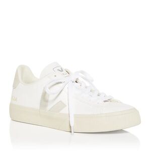 VEJA Women's Campo Low Top Sneakers Size 9 White/Beiger